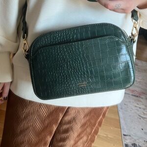 Green Leather Crossbody Bag from Arezzo